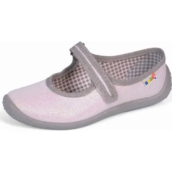 Dívčí bačkory Papuče, bílé, Nazo, velikost 27