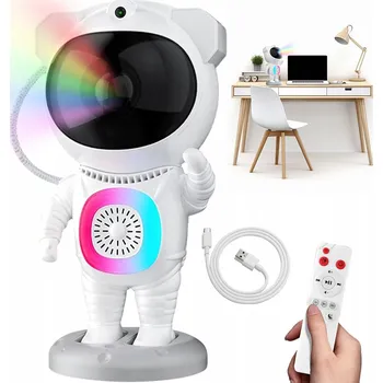 Projektor PROJEKTOR NOČNÍ OBLOHY ASTRONAUT USB NOČNÍ LAMPA VESMÍR DÁLKOVÉ OVLÁDÁNÍ PROJEKTOR