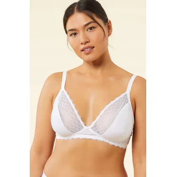 Dámské oblečení ETAM BÍLÁ PODPRSENKA BEZ KOSTIC (85D)