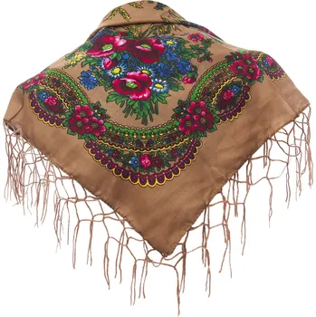 Šátek Folk Lover šátek s květinami - bavlna