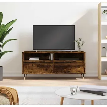Obývací pokoj vidaXL TV skříňka 100 x 34,5 x 44,5 cm kompozitní dřevo [831230] Barva: kouřový dub