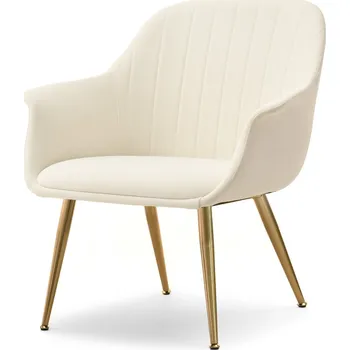 Křeslo Mebel Partner Osmogos (krémová + černá)