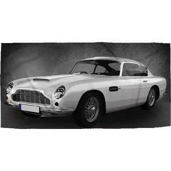 Osuška Sablio Ručník Aston Martin Tmavé pozadí - 50x100 cm