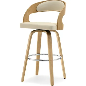 Křeslo Mebel Partner CH48 (krémová + dub)