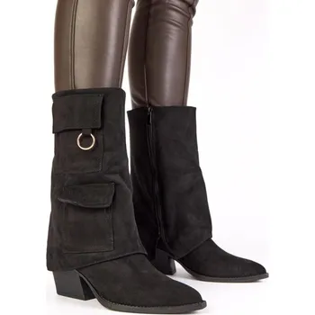 Dámská zimní obuv Boty na podpatku model 222051 Solea 38