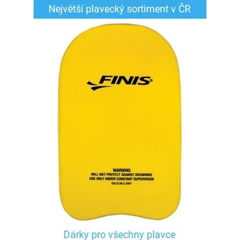 Plovací deska Plavecká deska Finis Foam Kickboard Junior Žlutá