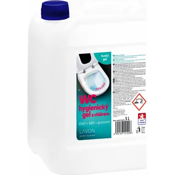 Čisticí prostředek Lavon WC hygienický gel s chlórem 5 l