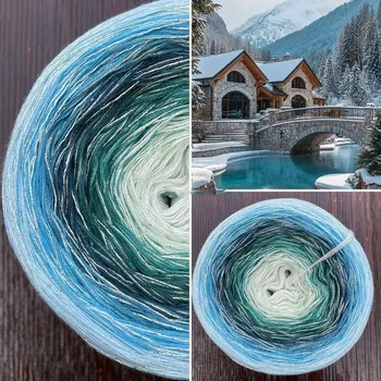 Příze Příze Čarovné klbko, (4n), 1500m, Rainbow XXVIII Glitz