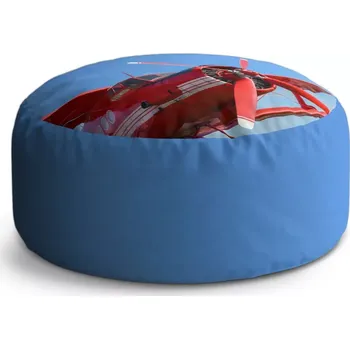 Taburet Sablio Taburet Circle Červené letadlo: 38x48 cm