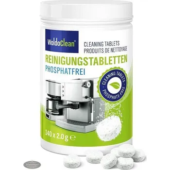 Příslušenství pro přípravu kávy WoldoClean® Čistící tablety do kávovaru bez fosfátů 140ks