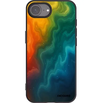 Pouzdro na mobilní telefon Picasee silikonový černý obal pro Apple iPhone 16e - Solar