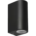 Venkovní nástěnné osvětlení LOBELIA 1 - 2xGU10, 35W, černé