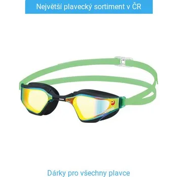 Plavecké brýle Swans Valkyrie SR-72M-PAF Mirror Oranžovo/zelená