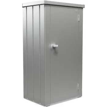 Zahradní domek BIOHORT terasová skříň Julia M stříbrná