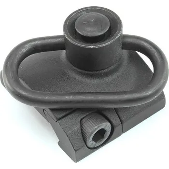 Sportovní střelba Element Rychloupínací oko popruhu s montáží na RIS lišty - černé