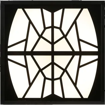 LED stropní přisazené svítidlo LASER 1 - 18W, 4000K (denní bílá), černé / bílé