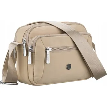 Kabelka Peterson kabelka přes rameno polyester béžová