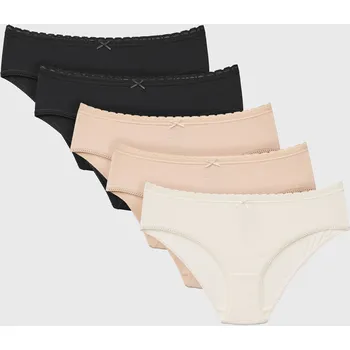 Kalhotky 5PACK Těhotenské klasické kalhotky Naomi bavlněné