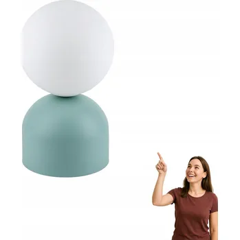 Lampička Stolní lampa TK-Lighting MIKI bílá, zelená 8 W