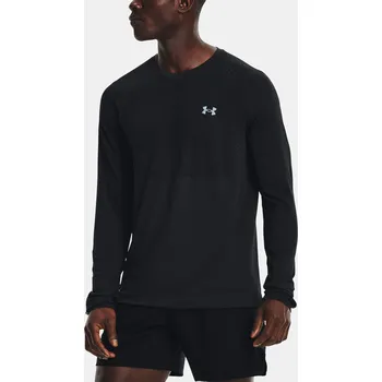 Pánské tričko Under Armour Tričko UA Seamless Run LS-BLK - Pánské Under Armour černá 1685200
