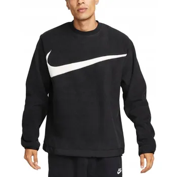 Pánská mikina Polar Nike Fleecové zimní mikina s kapucí DQ4894-010, vel. XS