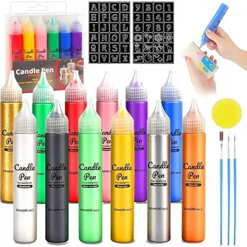 Fixy fixy na svíčky Sada 6 barev 6 x 30 ml, Ag - Bet