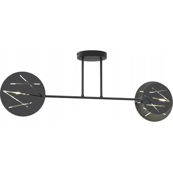 Emibig FRICK 2 BL Stropní Svítidlo / stropní svítidlo Ocel práškově lakovaná Černá 1