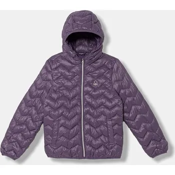 Dětská bunda United Colors of Benetton 21INCN04U.G.Season.9BYA fialová 45X, vel. 120