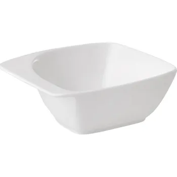 Salátová Mísa čtvercová Ambition Salsa bílá 14,5 cm