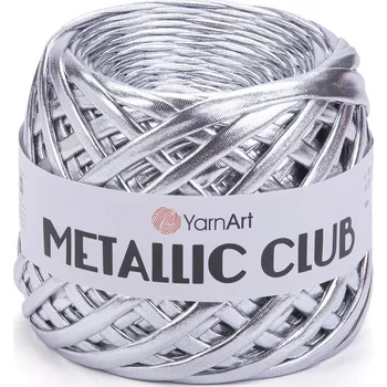 Příze Yarn Art příze Metallic Club 8102 stříbrná