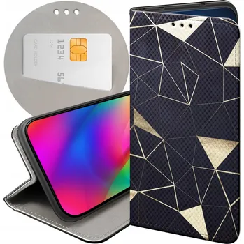 Pouzdro na mobilní telefon Flipové pouzdro Hello Case pro Samsung Galaxy A23 zlaté