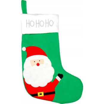 Vánoční dekorace Vánoční punčocha Mikuláš bota na dárky krb velká Mikulášská