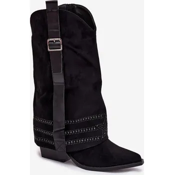 Dámské kozačky Kovbojské kozačky Camilora – černé Velikost: 37