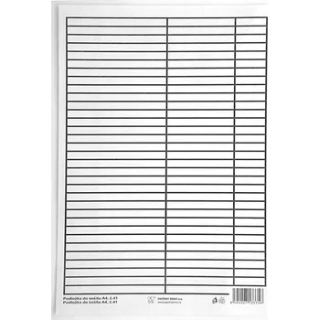 Psací podložka Tempo Podložka do sešitů A4 PVC - linka / linka