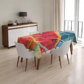 ubrus Sablio Ubrus Barevné čáry - 90x90 cm