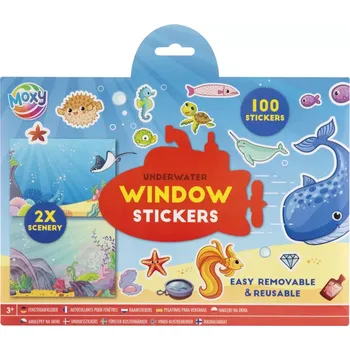 samolepka Kreativní set okenní samolepky moře 100 ks