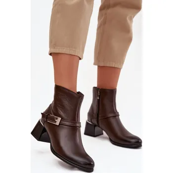 Dámská zimní obuv Boty na podpatku model 220702 Step in style 41