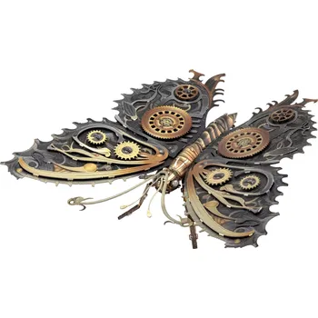 3D puzzle 3D kovové puzzle steampunkový motýl METAL EARTH