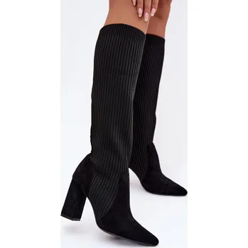 Dámské kozačky Kozačky na podpatku model 221897 Step in style 38