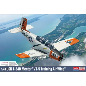 Plastikový model Beechcraft T-34B Mentor ″VT-5 Training Ari Wing (Academy 1:48)
