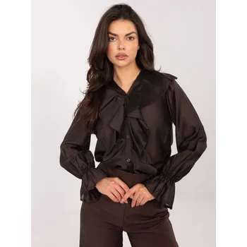 Dámská košile Košile IT KS 28883.80 tmavě hnědá jedna velikost