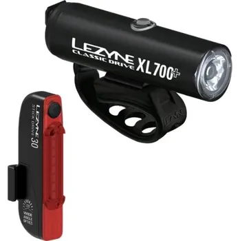 Cyklosvítilna LEZYNE Classic Drive XL 700+ / Stick+ sada světel