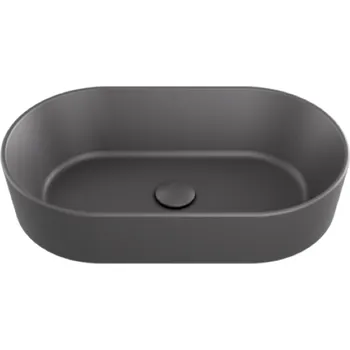 Umyvadlo Besco Lova Cera-Line 53 umyvadlo na desku, titan, UNCM-53-LOGM