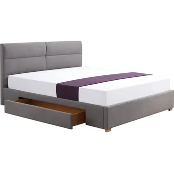 Postel Postel GAUGUIN 160x200 cm, světle šedá + vyzvednutí ZDARMA