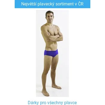 Pánské plavky Finis Aquashort Solid Blueberry 38