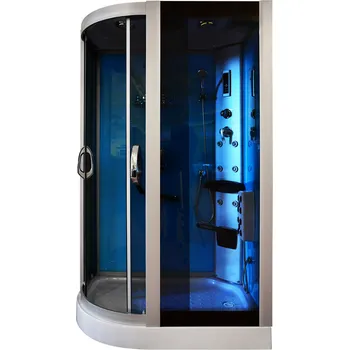 Aplomo Trixy Blue 120x85x215 masážní sprchový box Orientace: Pravá, MO-18218
