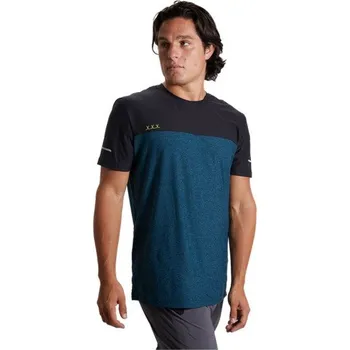 Pánské tričko Bauer Triko Bauer FLC Color Block Training SR, Barva NAV, Velikost M 571906