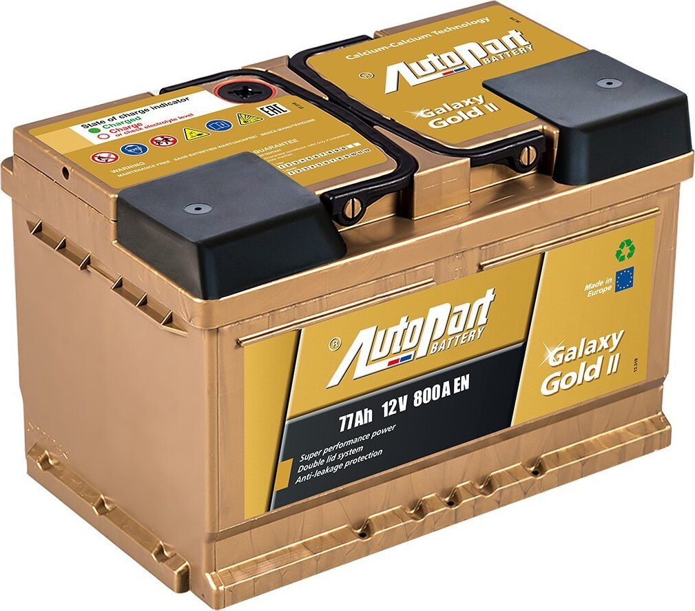 Autobaterie Galaxy Gold II 77Ah - 12V, 77Ah, 800A