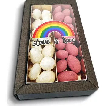 Čokoláda Sablio Mandle v čokoládě Love is love 2 - 2x 80g