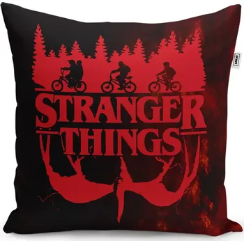 Polštář Sablio Polštář Stranger Things Red - 40x40 cm